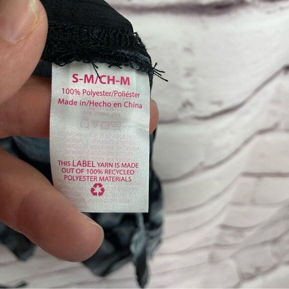 No Boundaries Cover Up SZ S Black Gray Tie Dye Kimono Waist New Swim Beach Sheer - Picture 6 of 10